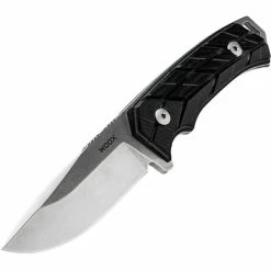 Coupon 🥰 Woox Rock 62 X Grip Grey Blade Micarta Black Handle Knife 👍