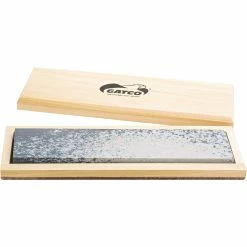 Best reviews of 🛒 GATCO 8 In. 100% Natural Soft Arkansas Stone In Wood Storage Box 😀