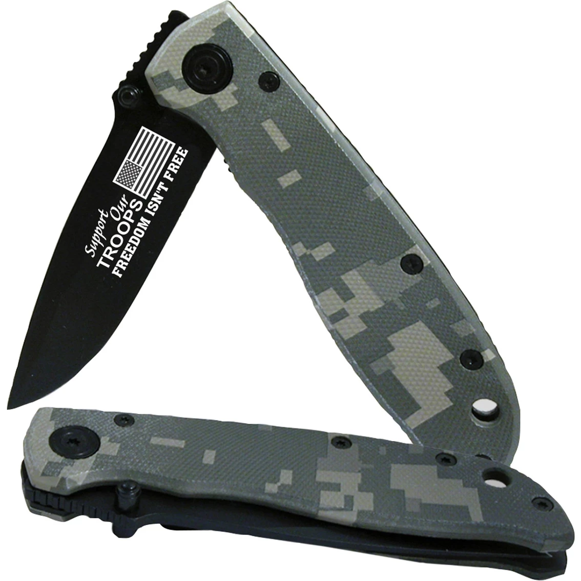 Best reviews of ⌛ Sparta Support Our Troops Laser Engraved Knife 😀 - Image 2