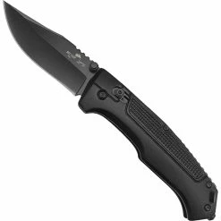 Best deal ✨ Bear & Son Cutlery 4.5 In. Black Aluminum Slide Lock Modified Clip Point Knife 🎉