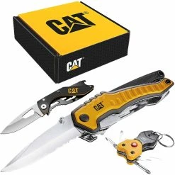 Wholesale 😀 CAT 3 Piece 9 In 1 Multi Tool, Knife & Key Chain Set ✨