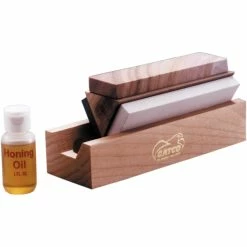 Cheapest 🔥 GATCO 6 In. 100% Natural Arkansas Stone Tri Hone Sharpening System 😍