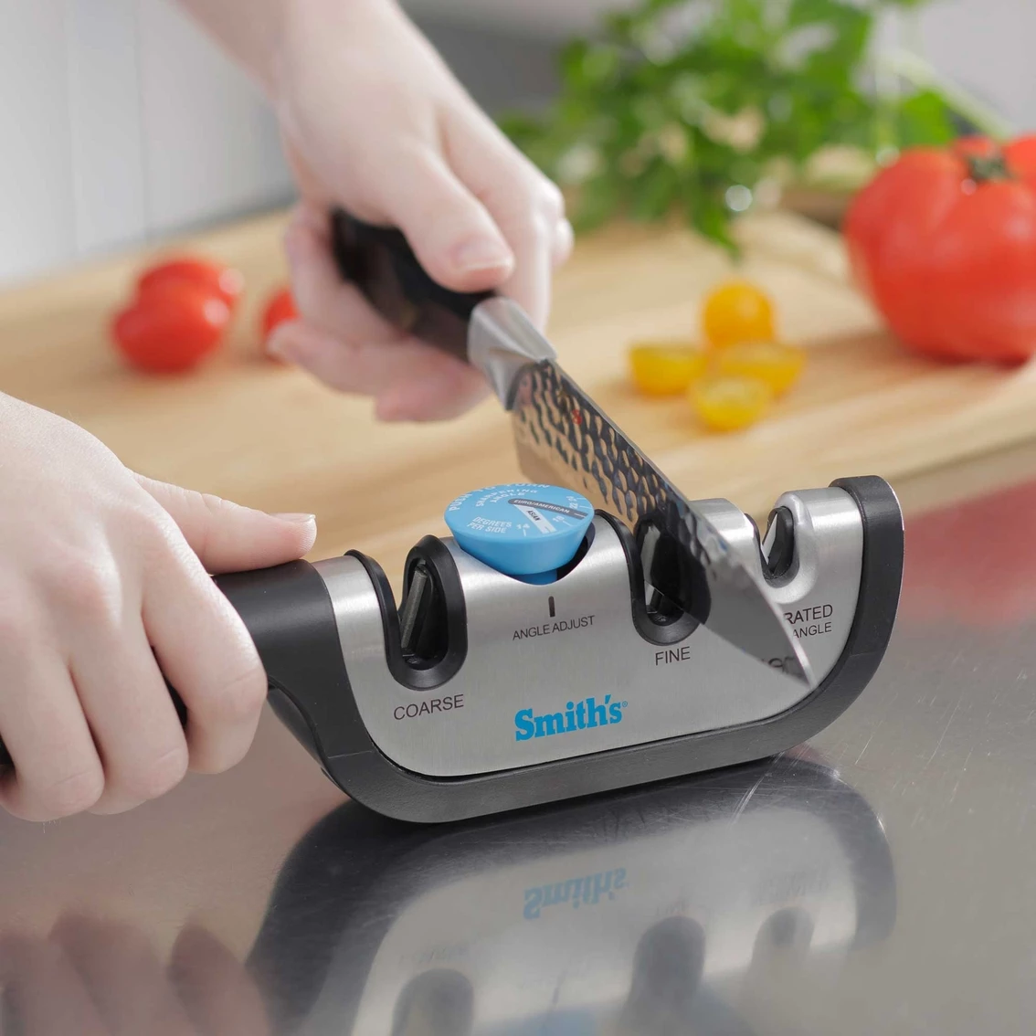 Flash Sale ๐ฏ Smiths Consumer Products Inc Smiths Gourmet Angle Adjust Manual Knife Sharpener โจ - Image 2