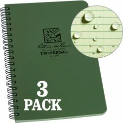 Deals 🥰 Rite In The Rain 5 X 7 In. Side Spiral Notebook 3 Pk. 😀