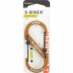 Cheapest 🎁 Nite Ize S Biner Slidelock Aluminum #2 Coyote 🤩