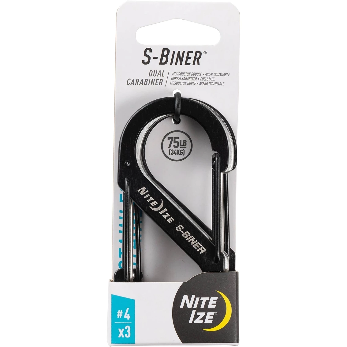 Discount ๐ Nite Ize S Biner Stainless Steel Dual Carabiner #4, 3 Pk. ๐งจ - Image 3
