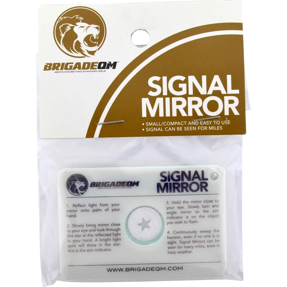 Coupon ๐ฏ Brigade QM Flash 2x3 In. Signal Mirror ๐