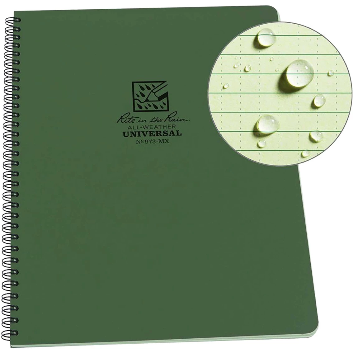 Discount ๐ฏ Rite In The Rain Maxi Spiral Green Notebook ๐