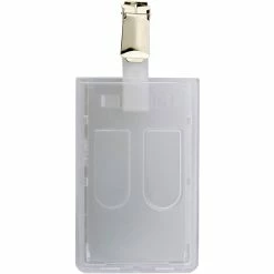 Cheap 🎉 Brigade QM 2 Card Polycarbonate ID Holder With Clip 👍