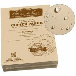 Best Sale 💯 Rite In The Rain Sub 20 Bond Copier Paper, Tan 😉