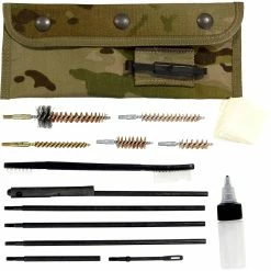 Outlet 😉 Brigade QM BrigadeQM M4 Universal Military Rifle & Pistol Cleaning Kit-Multicam ❤️