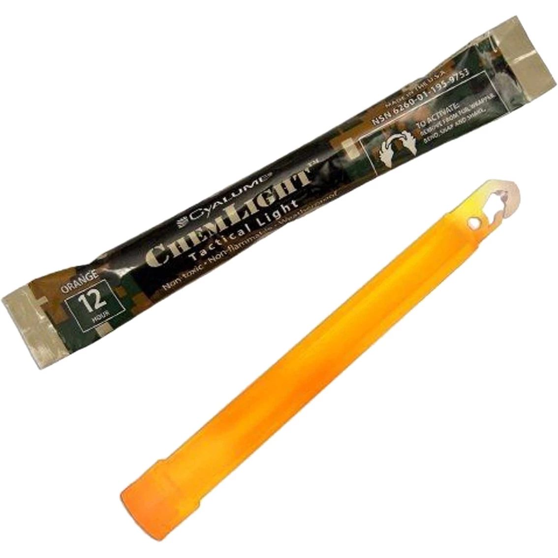 New ๐ Brigade QM Cyalume ChemLight General Purpose 12 Hour, Orange โค๏ธ