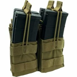 New ❤️ Shellback Tactical Double Stacker Open Top M4 Mag Pouch 🎁